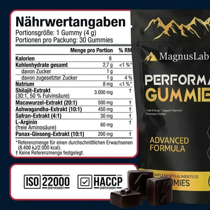 MagnusLab Shilajit Gummies — Unterstützung für Libido und Verlangen